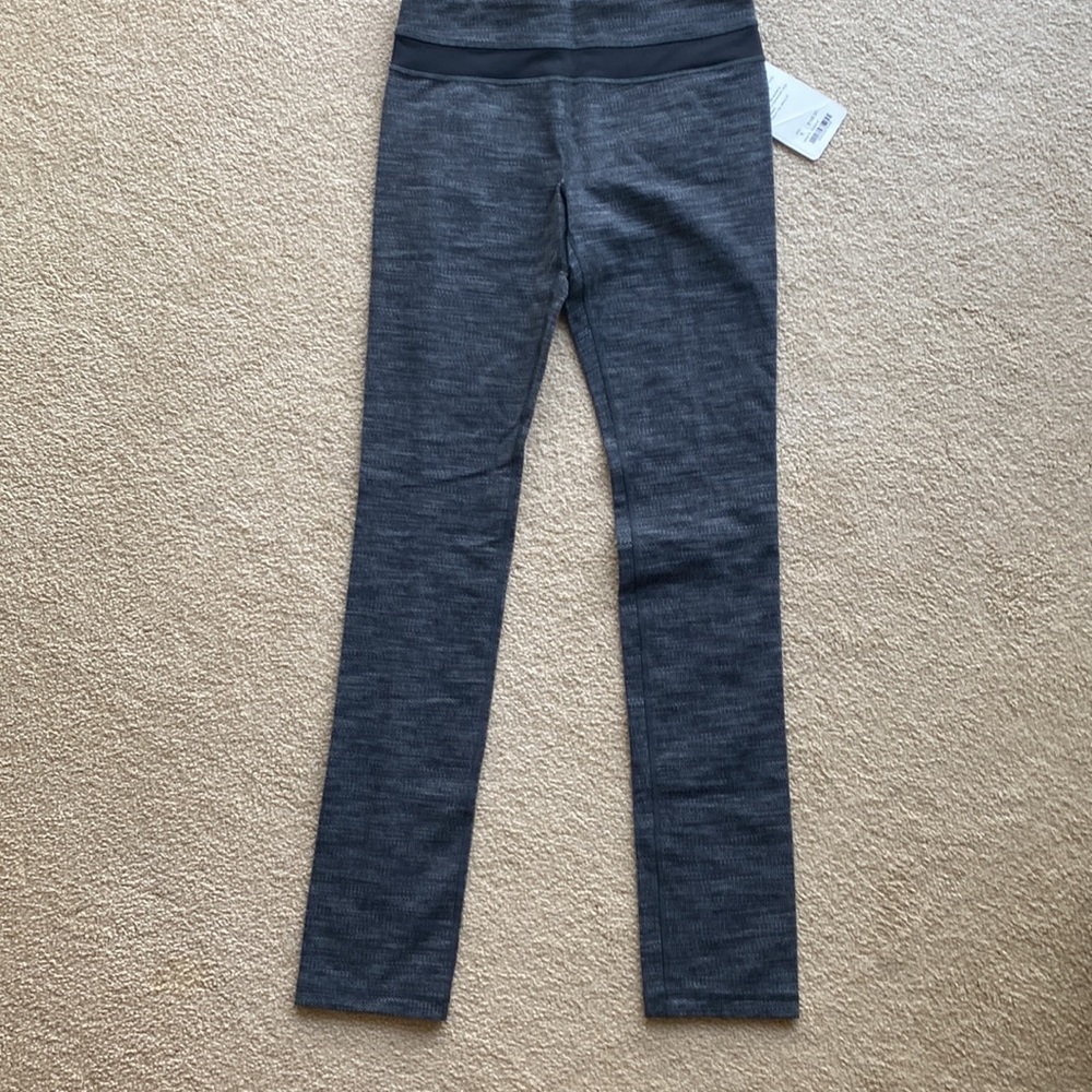 NWT Lululemon Vintage Tweed Skinny Groove Pant Size 6